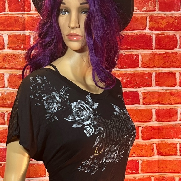 Affliction Women’s T-Shirt - Picture 4 of 12